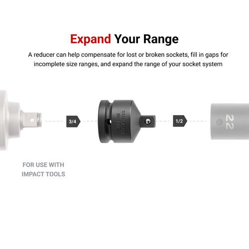 Main product image of 3/4" Drive (F) x 1/2" (M) Impact Reducer