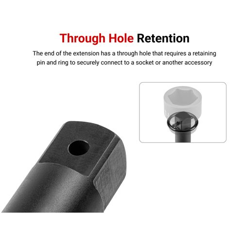 Main product image of 3/4" Drive Extension Set, 4-Piece (Through Hole)