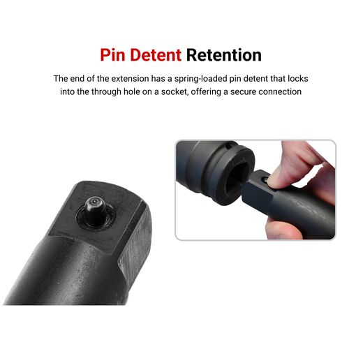 Main product image of 3/4" Drive Accessories Set, 7-Piece (Pin Detent)