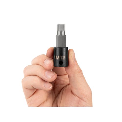 Main product image of 3/8" Drive x M12 Triple Square Bit Impact Socket