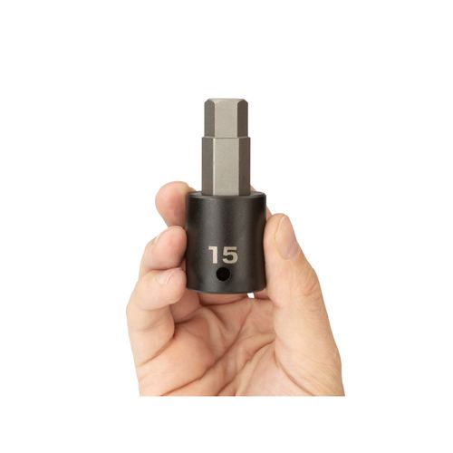 Main product image of 1/2" Drive x 15mm Hex Impact Bit Socket