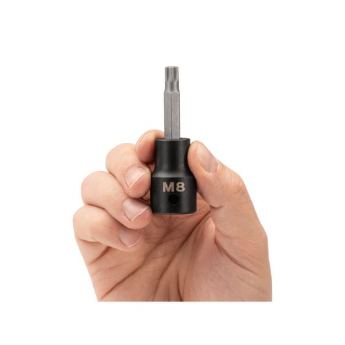Main product image of 1/2" Drive x M8 Triple Square Impact Bit Socket