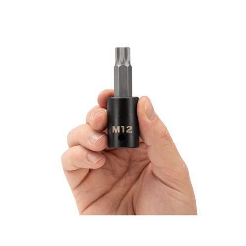 Main product image of 1/2" Drive x M12 Triple Square Impact Bit Socket