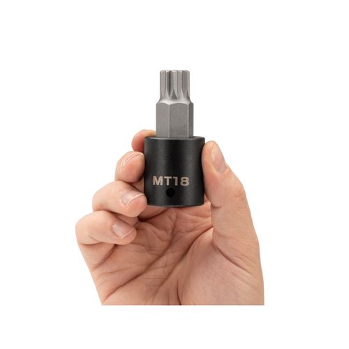 Main product image of 1/2" Drive x MT18 Tamper-Resistant Triple Square Impact Bit Socket