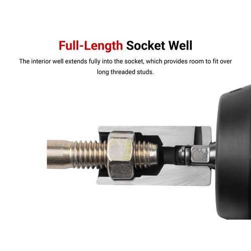 Main product image of 1/4" Drive x 8mm Semi-Deep 6-Point Impact Socket