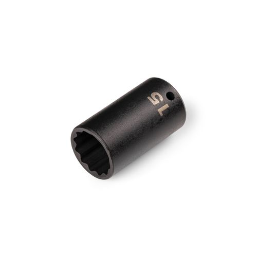 Main product image of 1/4" Drive x 15mm Semi-Deep 12-Point Impact Socket