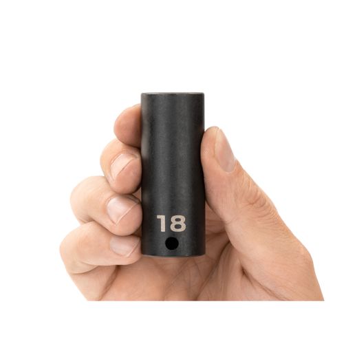 Main product image of 3/8" Drive x 18mm Deep 12-Point Impact Socket