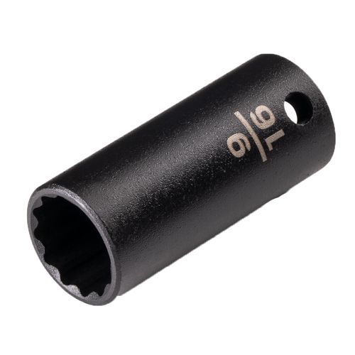 Main product image of 3/8" Drive x 9/16" Semi-Deep 12-Point Impact Socket