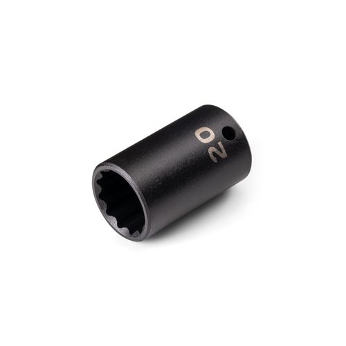 Main product image of 3/8" Drive x 20mm Semi-Deep 12-Point Impact Socket