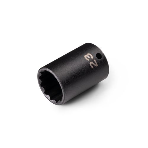 Main product image of 3/8" Drive x 23mm Semi-Deep 12-Point Impact Socket