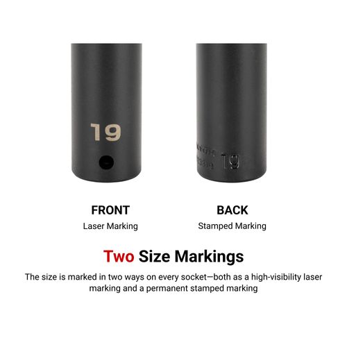 Main product image of 1/2" Drive x 12mm Deep 6-Point Impact Socket