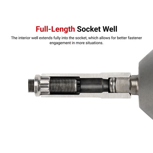 Main product image of 1/2" Drive x 1/2" Deep 12-Point Impact Socket