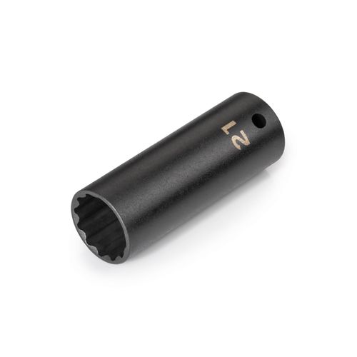 Main product image of 1/2" Drive x 21mm Deep 12-Point Impact Socket