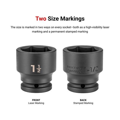 Main product image of 3/4" Drive x 18mm Shallow 6-Point Impact Socket