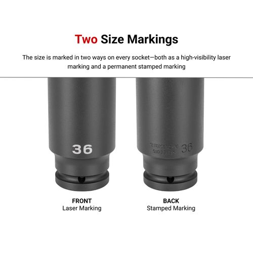 Main product image of 3/4" Drive x 1"-7/8" Deep 6-Point Impact Socket