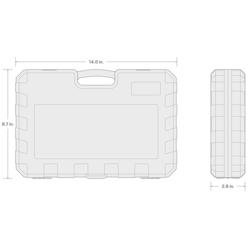 Main product image of 3/8" Drive 6-Point Impact Socket Set, 33-Piece (1/4-1")