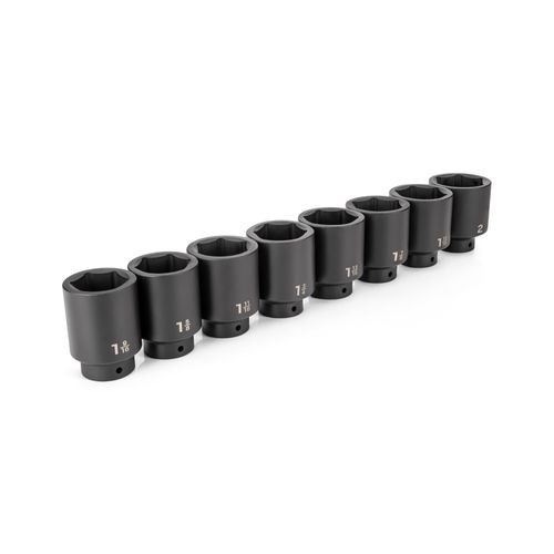 Main product image of 1/2" Drive Deep 6-Point Impact Socket Set, 8 Pieces (1-9/16" - 2")