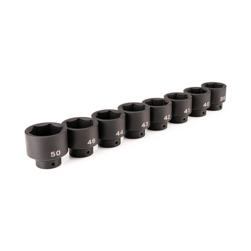 Main product image of 1/2" Drive Shallow 6-Point Impact Socket Set, 8-Piece (39 - 50mm)