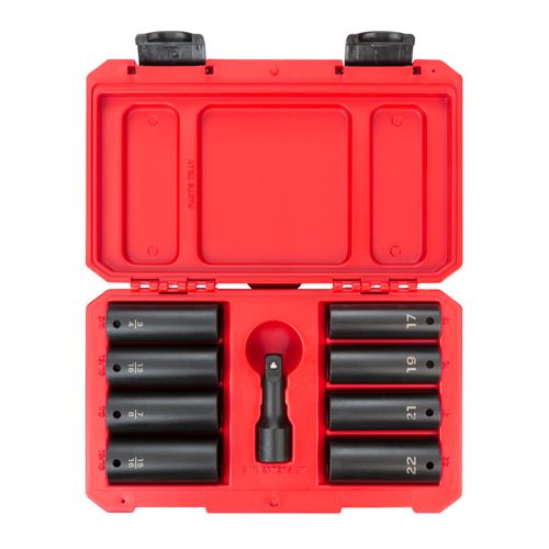 Main product image of 1/2" Drive Impact Lug Nut Socket Set (9-Piece)