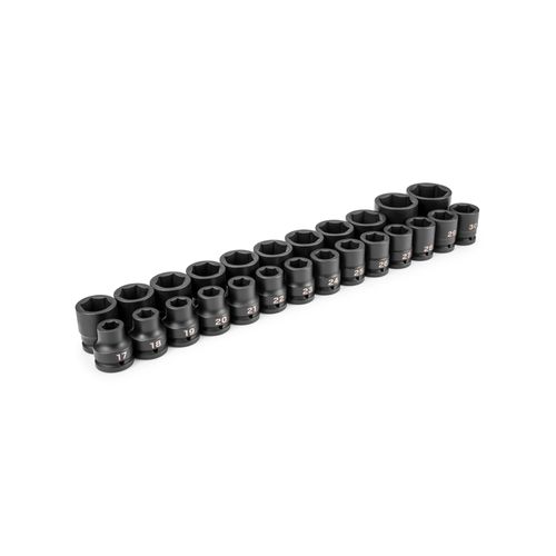 Main product image of 3/4" Drive 6-Point Impact Socket Set, 25 Pieces (17 - 50 mm)
