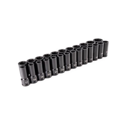 Main product image of 3/4" Drive Deep 6-Point Impact Socket Set, 25-Piece (17 - 50mm)
