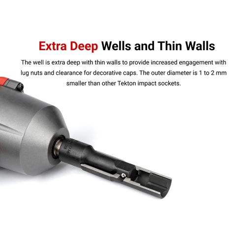 Main product image of 1/2" Drive 17 x 19mm Thin Wall Impact Flip Socket