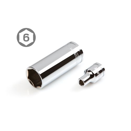 Main product image of 3/8" Drive 6-Point Socket and Ratchet Set, 34-Piece (1/4-1")