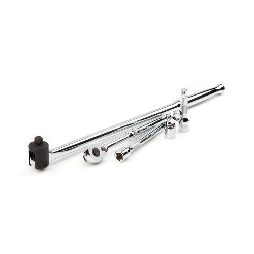Main product image of 3/8" Drive 12-Point Socket and Ratchet Set, 73-Piece (1/4-1", 6-24mm)