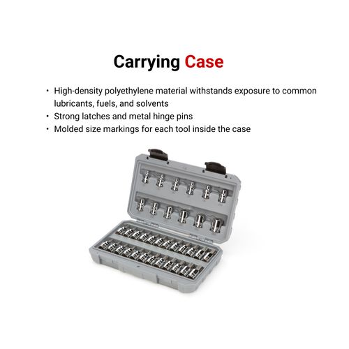 Main product image of 3/8" Drive Torx/TR Torx Bit & External Star Socket Set, 36-Piece (T10-T60, TR10-TR60, E4-E20)
