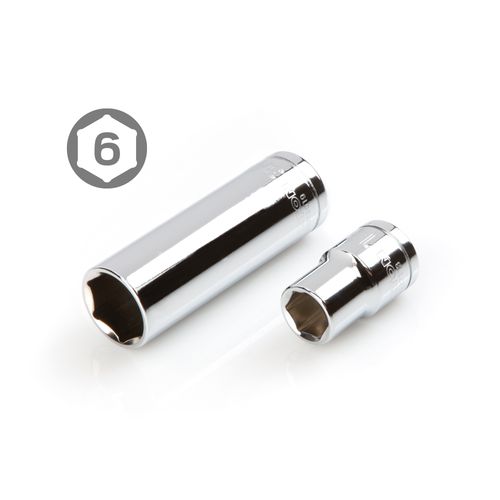 Main product image of 1/2" Drive 6-Point Socket and Ratchet Set, 57-Piece (3/8-1", 10-24mm)