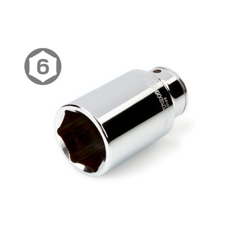 Main product image of 3/4" Drive Deep 6-Point Socket and Ratchet Set, 26-Piece (19-50mm)