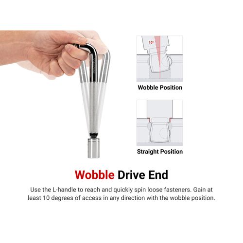 Main product image of 3/8" Drive x 6" Wobble L-Handle