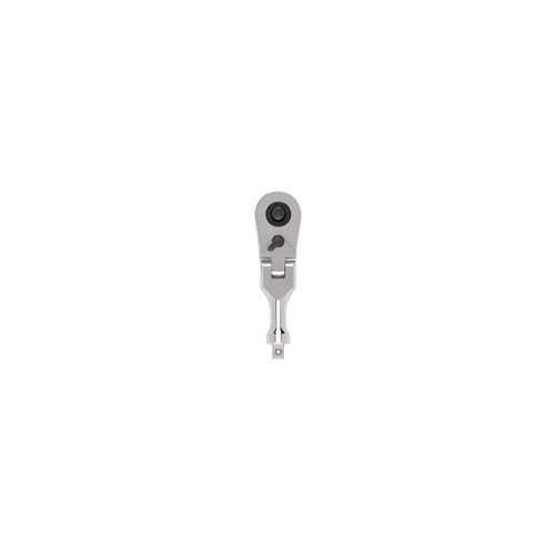 Main product image of 1/4" Drive x 3" Flex Head Quick-Release Stubby Ratchet w/ Handle Tang