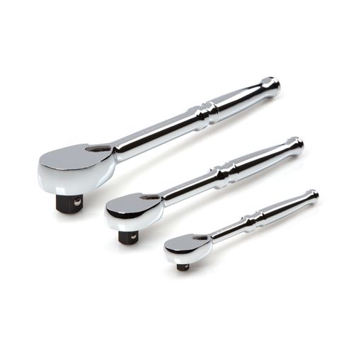 Main product image of 1/4, 3/8, 1/2" Drive Ratchet Set (3-Piece)