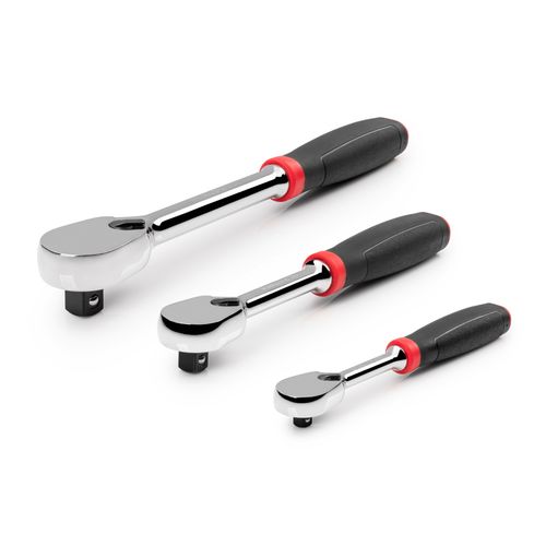 Main product image of 1/4, 3/8, 1/2" Drive Comfort Grip Ratchet Set, 3-Piece (6, 8, 10-1/2")