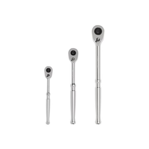 Main product image of 1/4, 3/8, 1/2" Drive Quick-Release Ratchet Set (3-Piece)