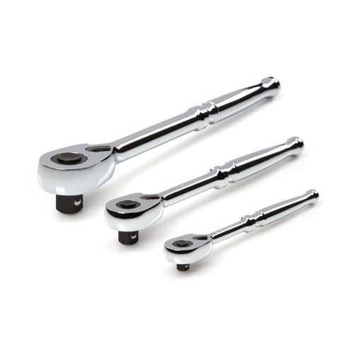 Main product image of 1/4, 3/8, 1/2" Drive Quick-Release Ratchet Set (3-Piece)