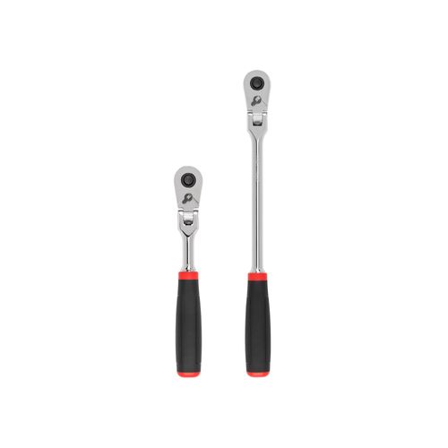 Main product image of 3/8" Drive Flex Head Quick-Release Comfort Grip Ratchet Set, 2-Piece (8, 12")