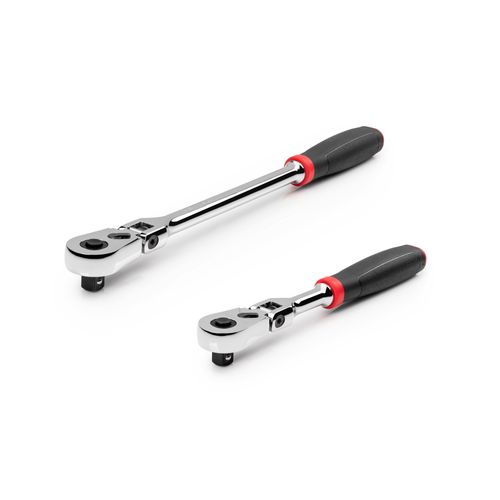 Main product image of 3/8" Drive Flex Head Quick-Release Comfort Grip Ratchet Set, 2-Piece (8, 12")