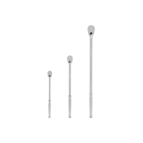 Main product image of 1/4, 3/8, 1/2" Drive Long Ratchet Set, 3-Piece (9, 12, 18")