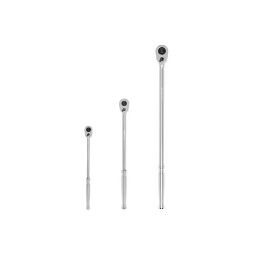Main product image of 1/4, 3/8, 1/2" Drive Quick-Release Long Ratchet Set, 3-Piece (9, 12, 18")