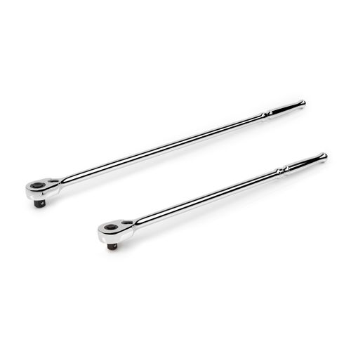 Main product image of 3/8, 1/2" Drive Quick-Release Extra-Long Ratchet Set, 2-Piece (18, 24")