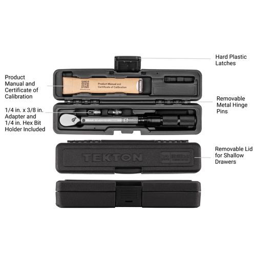 Main product image of 1/4" Drive Dual-Direction Micrometer Torque Wrench (20-200"-lb.)