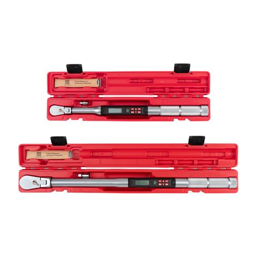 Main product image of 3/8", 1/2" Drive 90-Tooth Flex Head Dual-Direction Electronic Torque Wrench Set, 2-Piece (10 - 100 ft-lb, 30 - 300 ft-lb)
