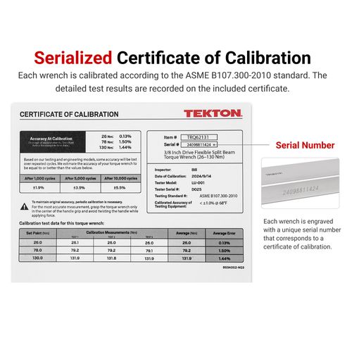 Main product image of 3/8, 1/2" Drive 72-Tooth Split Beam Torque Wrench Set with Cases, 2-Piece (26-130 Nm, 70-350 Nm)
