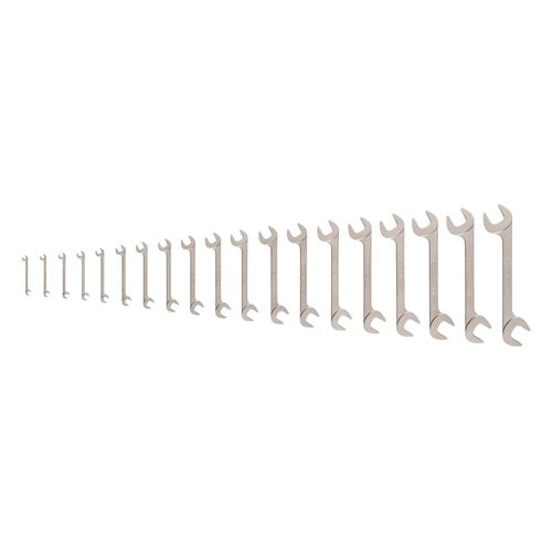 Main product image of Angle Head Open End Wrench Set, 19-Piece (1/4 - 1-1/4")