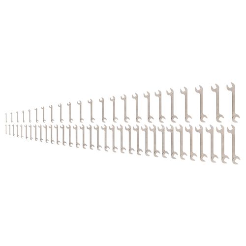 Main product image of Angle Head Open End Wrench Set, 56-Piece (1/4 - 1-1/2", 6 - 38mm)