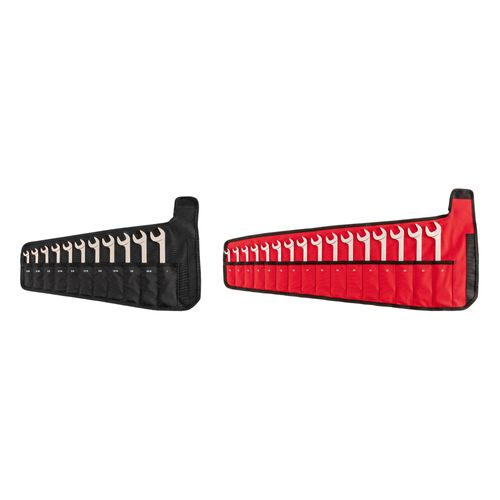 Main product image of Angle Head Open End Wrench Set with Pouch, 27-Piece (3/8-1", 10-27mm)