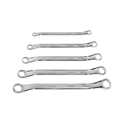 Main product image of 45-Degree Offset Box End Wrench Set, 5-Piece (1/4-13/16")