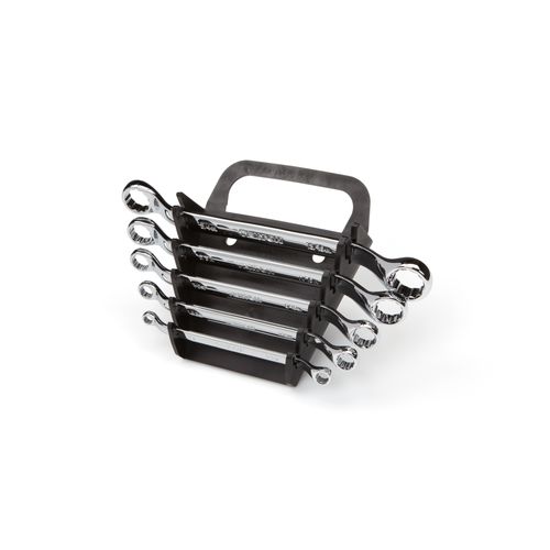 Main product image of 45-Degree Offset Box End Wrench Set with Holder, 5-Piece (1/4-13/16")